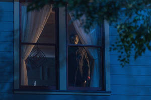 Halloween Kills Michael Inside The House Wallpaper