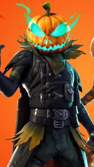 Halloween_ Pumpkin_ Head_ Character_i Phone_ Wallpaper Wallpaper