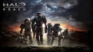 Halo Characters At Dusk Wallpaper