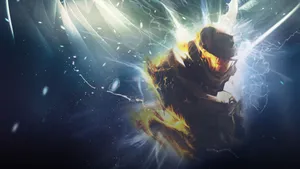 Halo Glowing Master Chief Wallpaper