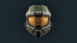 Halo Infinite Polygonal Art Wallpaper