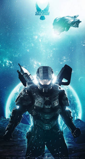 Halo Master Chief Gamer Phone Wallpaper