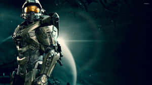 Halo Master Chief Planet Eridanus Wallpaper