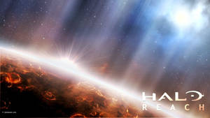 Halo Space Scenery Wallpaper
