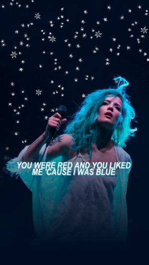 Halsey Colors Lyrics Aesthetic Wallpaper