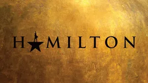 Hamilton Luxe Gold Poster Wallpaper