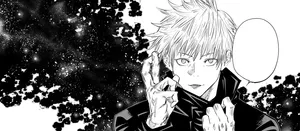 Handsome Gojo Jujutsu Kaisen Manga Wallpaper