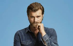 Handsome Man Slick Back Hair Wallpaper