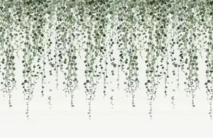 Hanging Green Vines Background Wallpaper