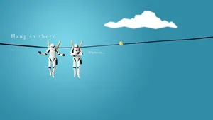 Hanging Stormtroopers Funny Desktop Wallpaper