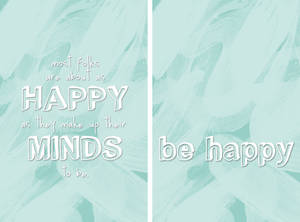 Happiness Cute Positive Quotes Wallpaper