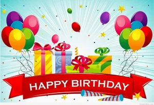 Happy Birthday Red Ribbon Wallpaper