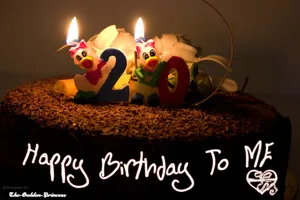 Happy Birthday To Me Cake Wallpaper