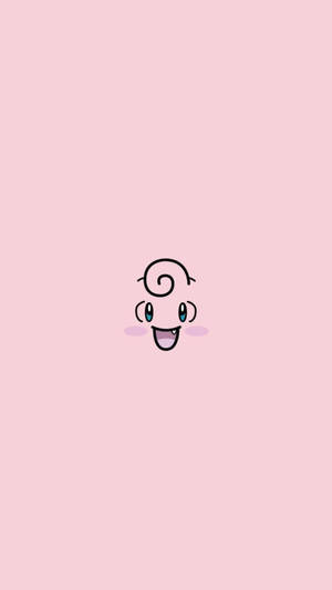 Happy Clefairy Pokemon Iphone Wallpaper