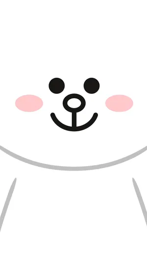 Happy Cony Line Friends Wallpaper