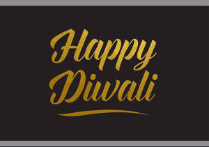 Happy Diwali In Yellow Wallpaper