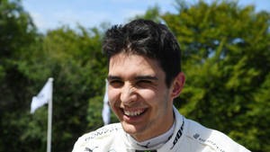 Happy Esteban Ocon Wallpaper