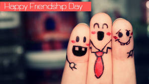 Happy Fingers On Friendship Day Wallpaper