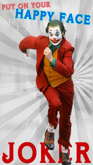 Happy Joker Poster Graphic Design Wallpaper