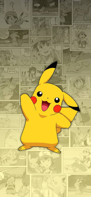 Happy Pikachu Iphone Wallpaper