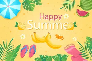 Happy Summer Fun Wallpaper