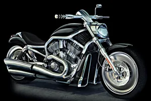 Harley Davidson Hd In The Showroom Wallpaper