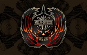 Harley Davidson Logo Blade Wallpaper