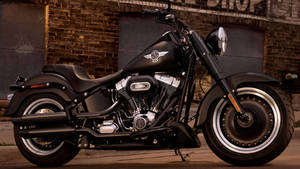 Harley Davidson With Unique Rims Wallpaper