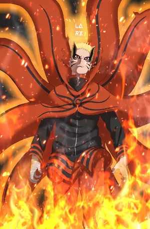 Harness The Power Of Fire With Naruto Wallpaper