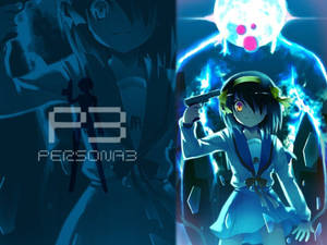Haruhi Suzumiya Evoker Persona 3 Wallpaper