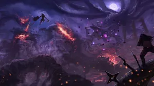 Hashirama And Madara Battle Wallpaper