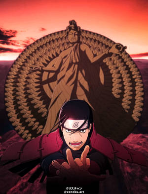 Hashirama Senju Thousand Hands Sunset Wallpaper