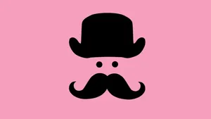 Hat, Eyes, And Mustache Cute Laptop Wallpaper