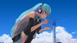 Hatsune Miku Tokyo Japan Girl Wallpaper