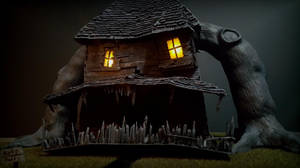 Haunted Monster House Wallpaper