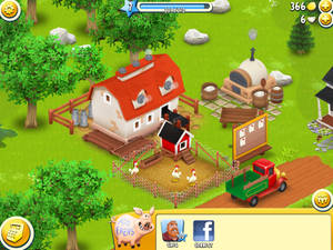 Hay Day Bakery And Dairy Buildings Wallpaper