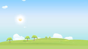 Hay Day Sunshine On Hill Wallpaper