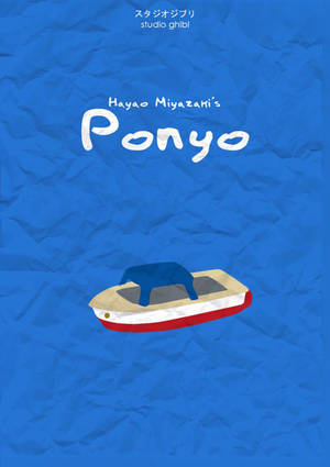 Hayao Miyazaki Ponyo Poster Wallpaper