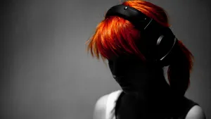 Hayley Williams Greyscale Photo Art Wallpaper