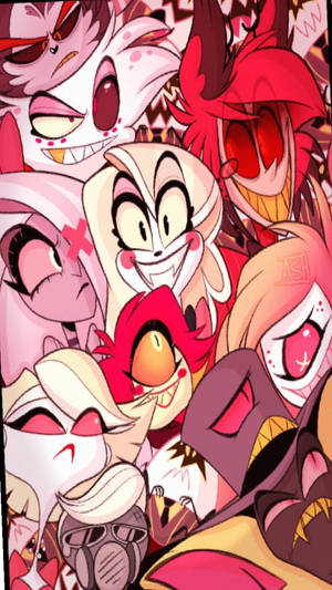 Hazbin Hotel Group Selfie Wallpaper