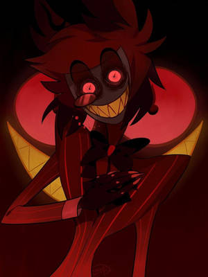 Hazbin Hotel Spooky Alastor Wallpaper