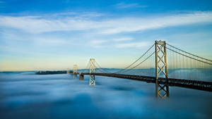 Hazy Bay Bridge San Francisco Photography Wallpaper