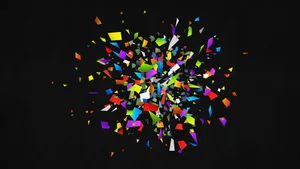 Hd Abstract Of Fancy Confetti Wallpaper