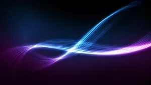 Hd Abstract Purple And Blue Glow Lines Wallpaper