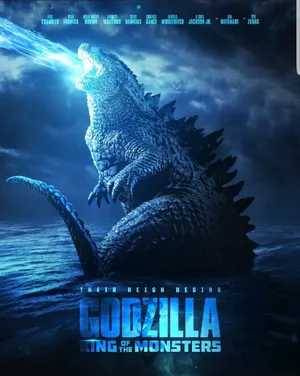 Hd Aesthetic Poster Godzilla King Of The Monsters Wallpaper