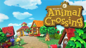 Hd Animal Crossing Town Wallpaper