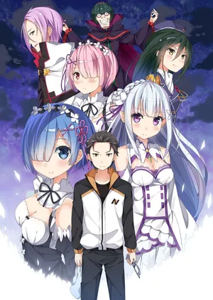 Hd Anime Cover Of Re Zero Wallpaper