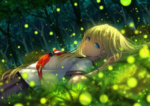 Hd Anime Evergreen Wallpaper