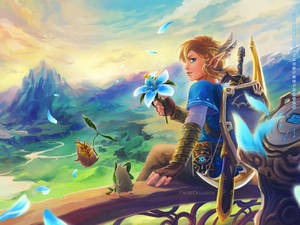 Hd Artwork Link Breath Of The Wild Wallpaper