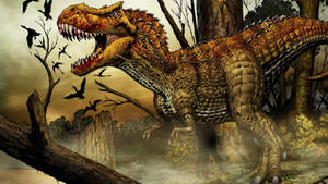 Hd Artwork T-rex Dinosaur Wallpaper